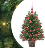 vidaXL Sapin de Noël artificiel avec 150 LED, Vert, 75 cm, PE et PVC