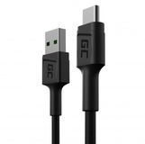 Green Cell KABGC25 USB-kabel 0,3 m USB A USB C Zwart