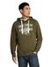 TOM TAILOR Sweatshirt olijfgroen / wit