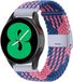 By Qubix Qubix Garmin Forerunner 55 / 245 / 645 - Braided bandje - Blauw / roze