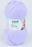 Gründl Wolle 3458-06 Baby Uni Breigaren Acryl Lila 10x50 gram