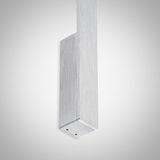 Arcchio LED wandlamp Ivano, hauteur 43 cm, aluminium brossé