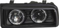 Set AutoStyle Set Koplampen passend voor Volkswagen Corrado - Zwart - incl. Angel-Eyes