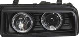 Set AutoStyle Set Koplampen passend voor Volkswagen Corrado - Zwart - incl. Angel-Eyes