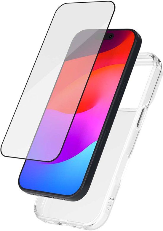 Bigben Connected Screenprotector Pack voor iPhone 17 Pro - Tempered Glass & Soft Case
