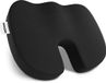 NEOLYMP Coussin orthopédique en mousse à mémoire de forme – Soulagement du coccyx – Noir