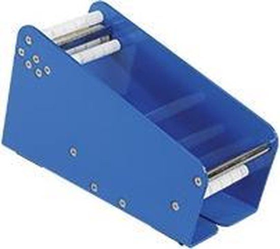 Merkloos / Sans marque Tafel etikettendispenser - Staal - 75 mm breed - Blauw