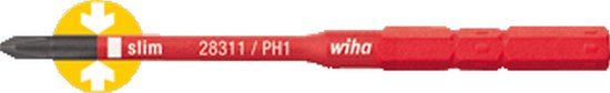 Wiha Werkplaats Kruiskop Phillips Verwisselbare kling PH 1 75 mm Geschikt voor Wiha Torque