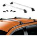Omac Barres de toit transversales certifiées Tüv pour VW Polo Mk5 Cross 2009-2017 – Verrouillables (4 antivols) – Charge max 100 kg – Fixation durable argent