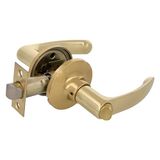 Amig - Deurklinkenset - Klinken met vierkante sluiting - Voor binnendeuren - Zamak - Inclusief 60/70 mm deursluiting - Voor houten deuren van 35 tot 45 mm breed - Goud