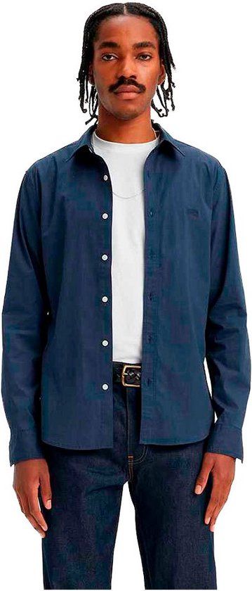 Levi's Long-Sleeve Battery Housemark Slim Shirt - Naval Academy - Men's M