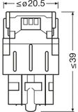 OSRAM LEDriving SL W21/5W Ambre 2 pièces