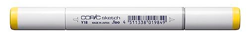 COPIC Sketch Marker Type Y - 18, Lightning Yellow