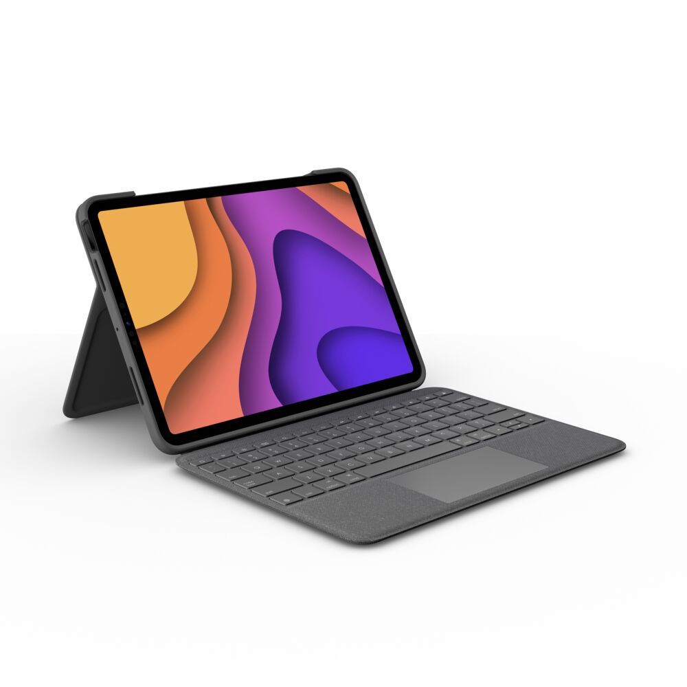 Logitech Folio Touch - Toetsenbord - QWERTZ Duits - Grijs - voor iPad Pro 11" (2nd gen)