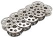 Bobines métalliques, taille M, lot de 10, plaquées or, pour machines à coudre industrielles