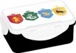GEDA LABELS Harry Potter - Coats Of Arms Lunchbox - Wit/Zwart