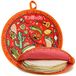 Tortillada - Tortilla Warmer 30 cm voor Magnetron – Tortilla Warmhouder van Coton/Polyester voor Tortilla’s, Tacos, Roti en Chapati – Houder om Tortilla’s Warm te Houden – Rood