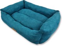 Topmast Hondenmand - Velours Comfort Line - Turquoise - Maat L