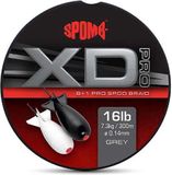 Spomb Xd Pro Gevlochten Vislijn 300 M Zilver 0.140 mm
