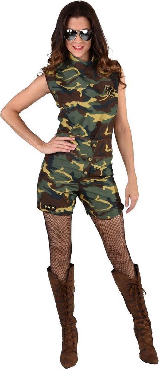 Magic by freddy Leger & Oorlog Kostuum | Camouflage Hotpants Verhitte Strijd Vrouw | Medium | Carnaval kostuum | Verkleedkleding