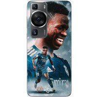 Huawei P60 Vinicius JR Real Madrid blauw behang Maniacase