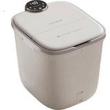 Keshijie Appareil de massage des pieds K3 - Automatique avec chauffage intelligent et coussins d'air - Blanc - 39 x 34 x 35,6 cm