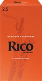 RICO Bladeren voor baritonsaxofoon dikte 2,5 (25 stuks)