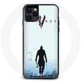 Maniacase Hoesje voor Iphone 12 Mini Vikings Series Seizoen 6 Ragnar Lothbrok De 2022 Trailer
