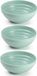 Plasticforte - Bol - 6x - plastique - D13x5 cm - vert menthe