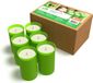 Biogreen Bougie écologique Firefly vert - 6 pièces