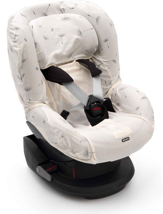 Dooky Seat Cover Groep 1 Autostoel hoes - Dandelion - Creme/Grey