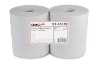 Semy Top ST-88039 Jumbo-toiletpapier, 2-laags, recycling, diameter 25 cm, verpakking van 6 stuks