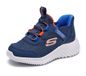 Skechers Bounder Brisk-Burst, gymschoenen, marineblauw/blauw, 21 EU