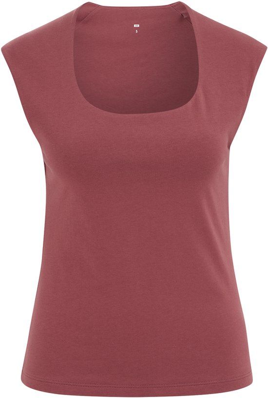 WE Fashion Dames singlet - Oudroze - XS
