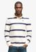 Superdry Athletic Stripe Rugby Top Relaxed Fit Heren Wit/Marineblauw SL-streep Maat L