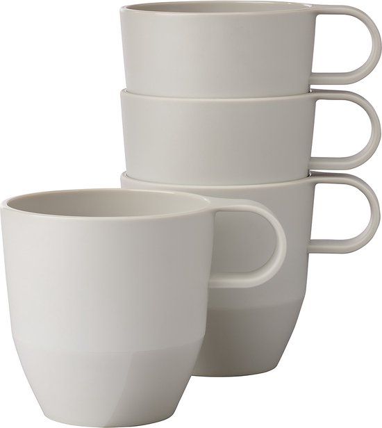 Mepal Silueta Mok - 4x 300 ml - Nordic White