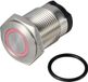 TRU COMPONENTS TC-13224144 ONPOW6316F-10E/Q/R/12V/S Druktoets 36 V DC/AC 2 A 1x uit/(aan) Moment Rood IP65 1 stuk(s)