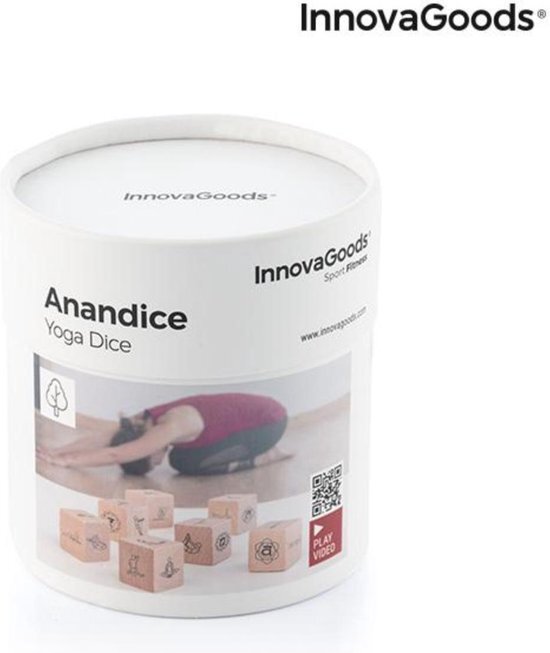 Innovagoods Creartix Yoga Dobbelspel Anandice 7 dobbelstenen - incl. handleiding 35 posities