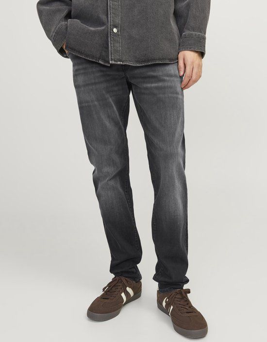 JACK & JONES JJIGLENN JJFOX 50SPS CB 343 NOOS Heren Jeans - Black Denim - W30/L34