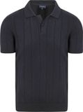 Suitable Respect Polo Drop Needle Donkerblauw (navy) - Maat S - Heren