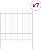 vidaXL Tuinhek WOERDEN, 7 stuks, 170 x 215 cm, wit