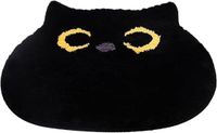Merkloos / Sans marque Kivora B.V. Kattenkleed - antislip vloerkleden, 50 x 55 cm schattige kitten vorm deurmat, absorberend vloertapijt | Decoratieve dierenmat voor thuis, toilet, keuken, douche, entree, slaapkamer, kinderkamer