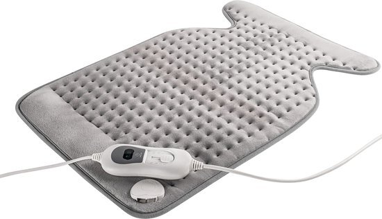 Purline WARMER PAD BACK Verwarmingskussen 100W, grijs, synthetische wol, 63x42cm