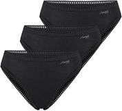 Sloggi Women GO Crush High leg (3-pack) - dames slip - zwart