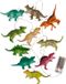 Out of the Blue Dino Lichtslinger - dinosaurussen lichtsnoer - LED - 170 cm - op batterijen - multi kleuren