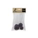 Vesper snoer met 3 rotanballen, 5-6-8 cm, bruin