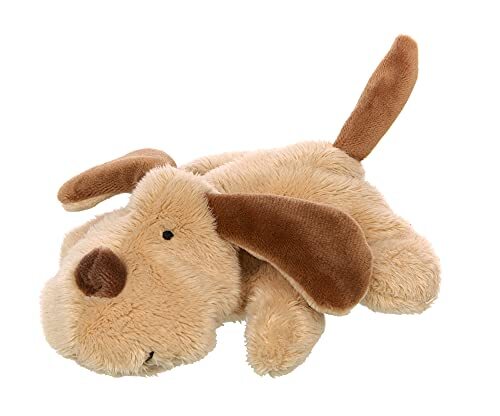 Sigikid 42590 Mini hond, Cuddly Gadgets Knuffeldier, beige/bruin