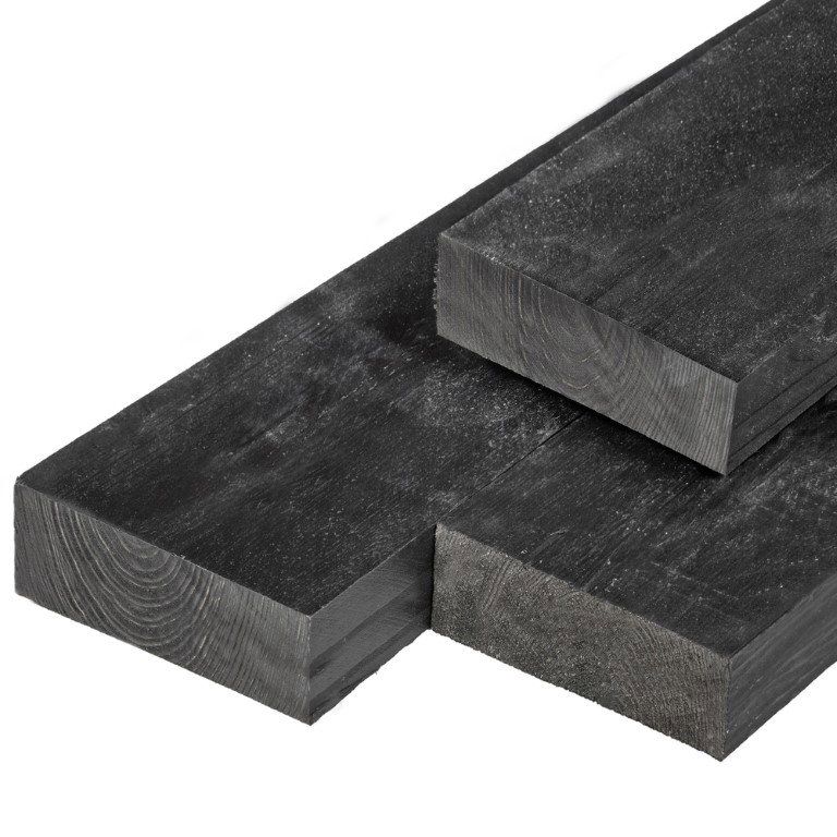 Tuindeco Ligger douglas zwart geimpregneerd 5,0x15,0x500 cm