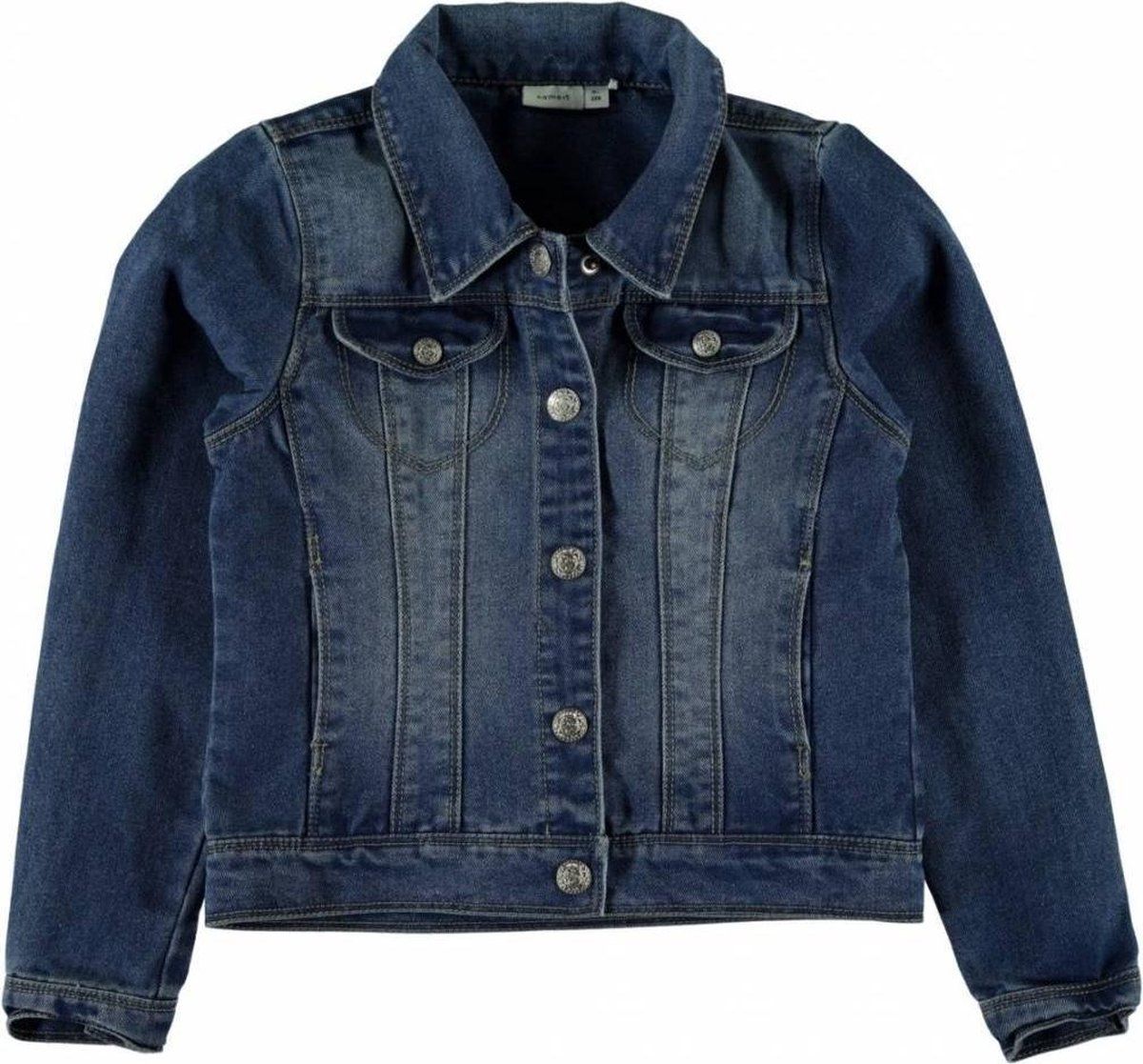 name it Name-it jeans jas Star Rika Medium blue denim