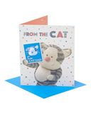 Boofle Vaderdagkaart van de kat - schattig ontwerp